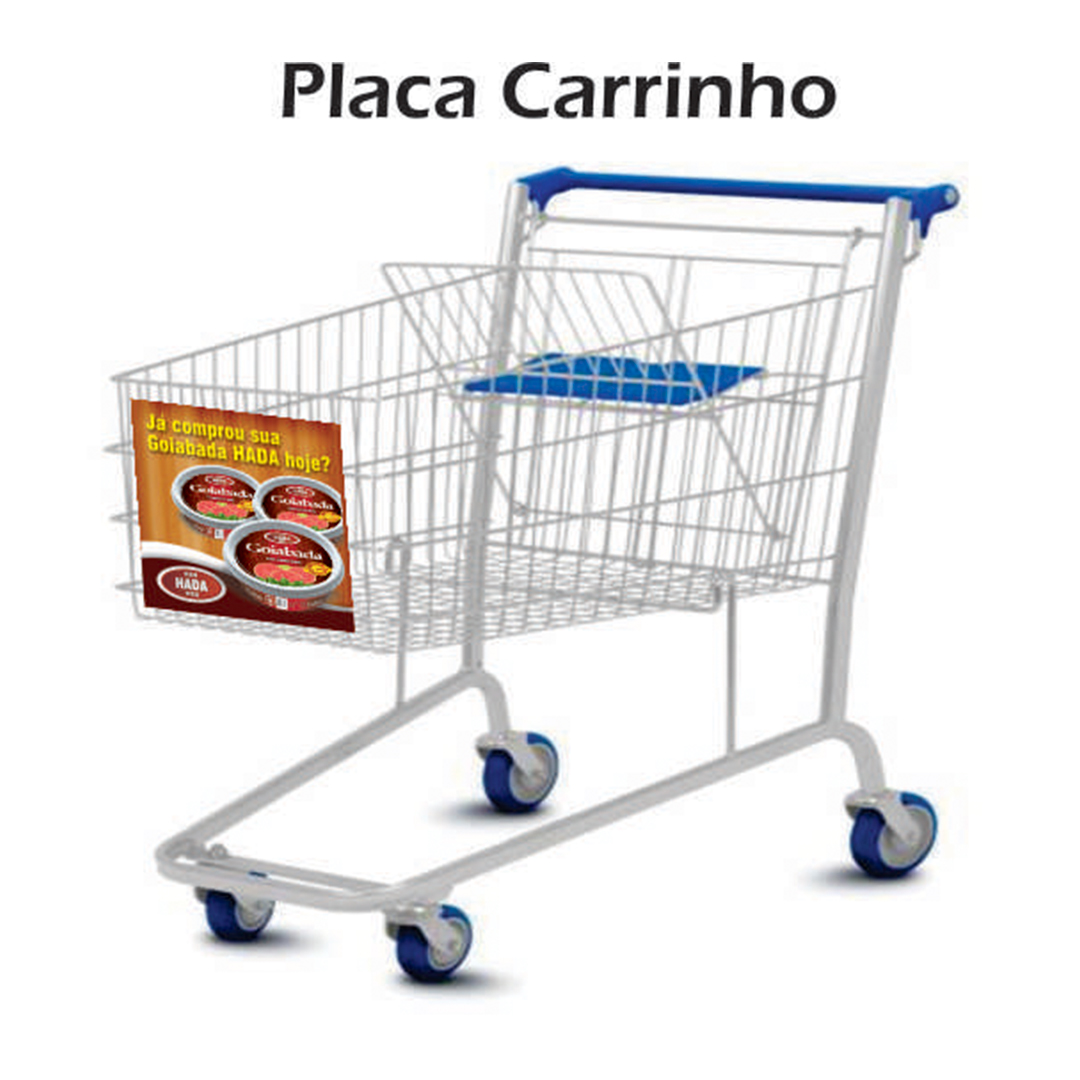 181 - placa carrinho